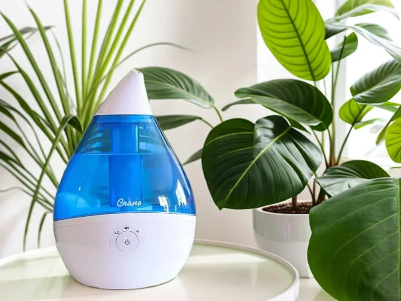 Crane 4-in-1 Drop Ultrasonic Cool Mist Humidifier – Most Versatile and Best for Large Room